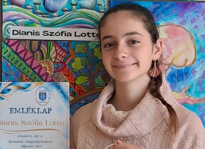 A legjobbak között iskolánk fiatal alkotója A legjobbak között iskolánk fiatal alkotója